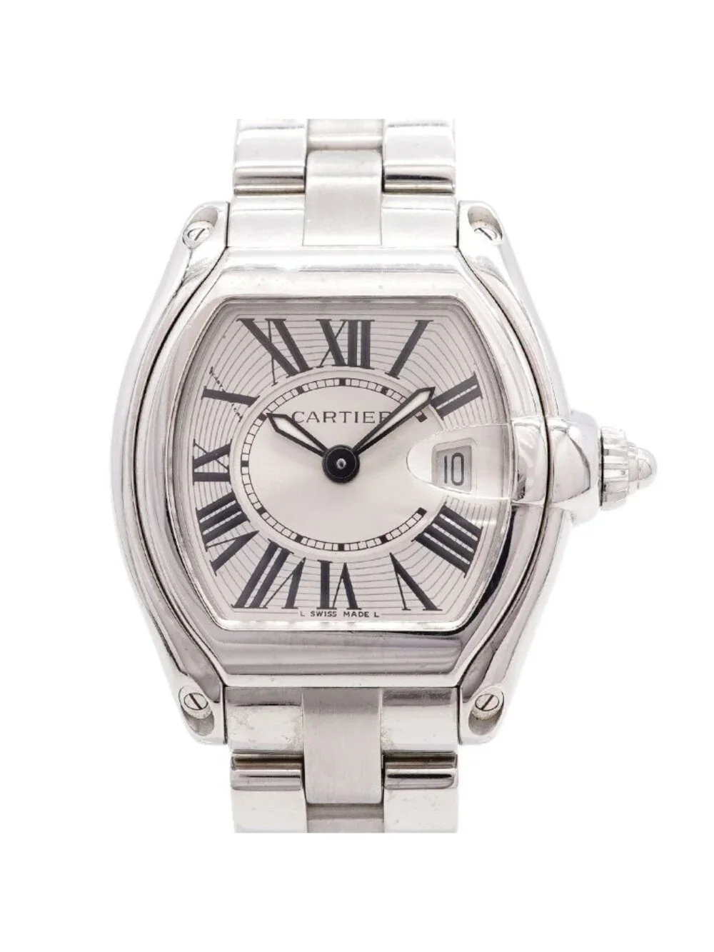 Cartier Roadster SM Silver Dial Watch